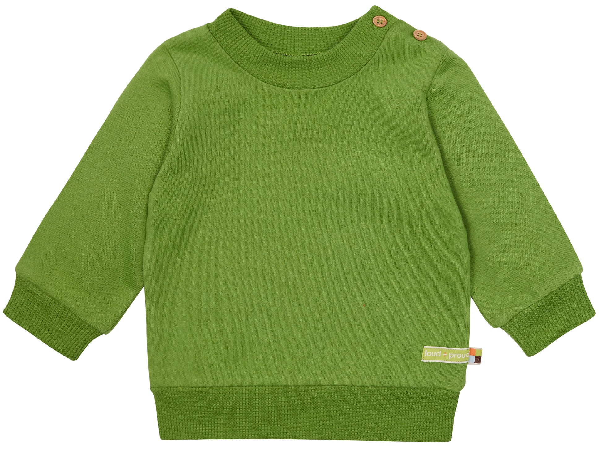 Loud+Proud Baby Sweatshirt, Grass