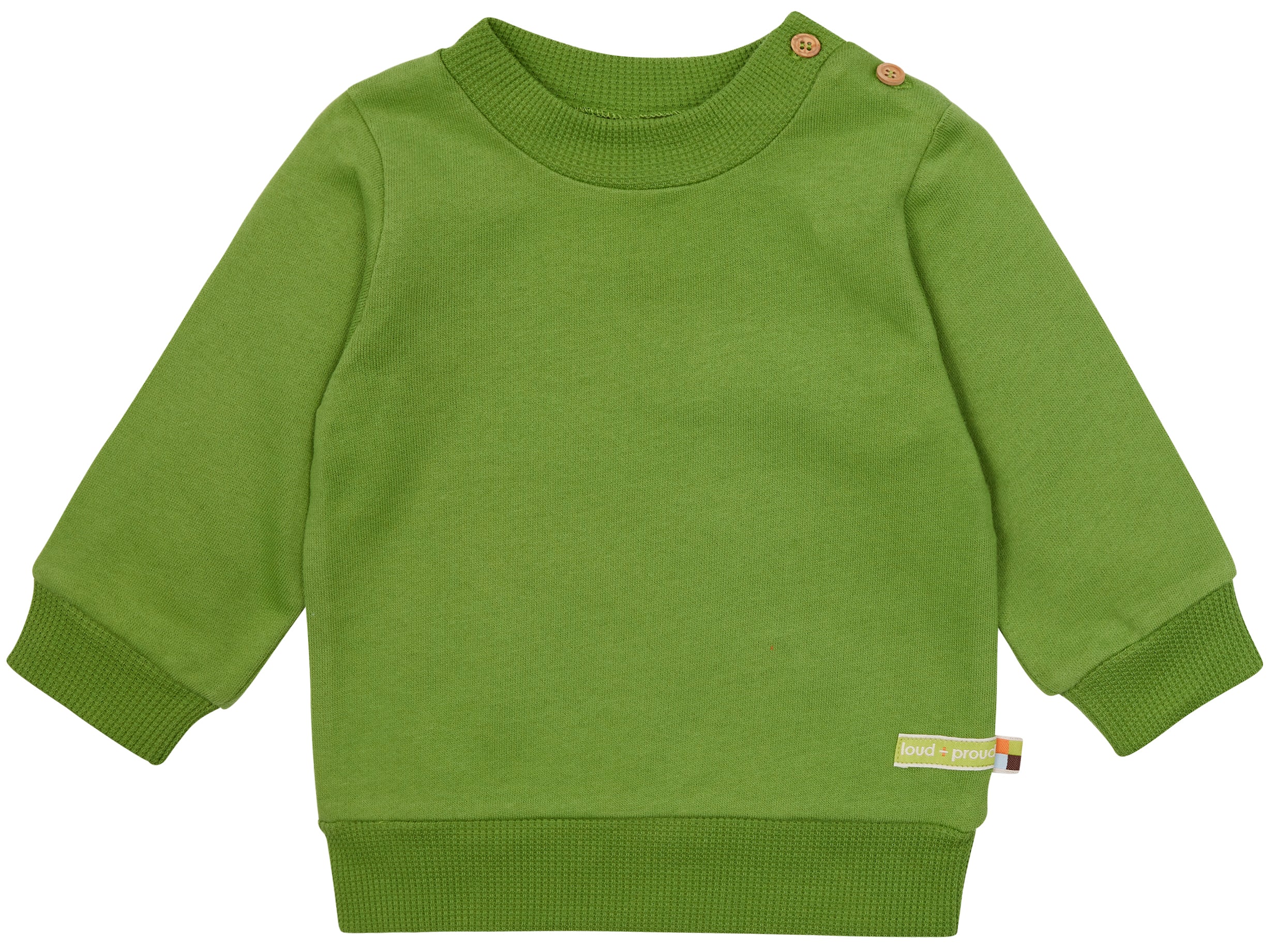 Loud+Proud Baby Sweatshirt, Grass