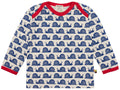 Loud+Proud Langarmshirt Schnecken, Ultramarin