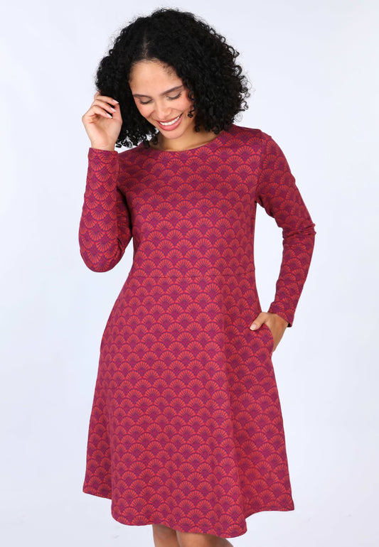 Lykka du Nord Kleid Thyri, Deep Purple