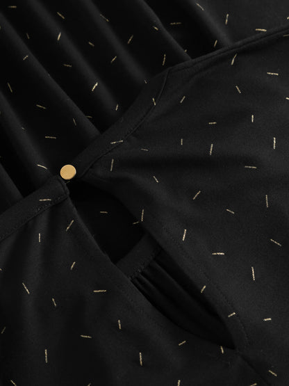 Mademoiselle Yéyé Evening Hop Dress Sticks, Schwarz