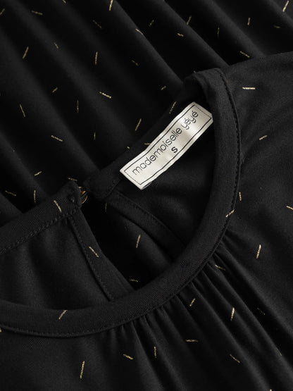 Mademoiselle Yéyé Evening Hop Dress Sticks, Schwarz