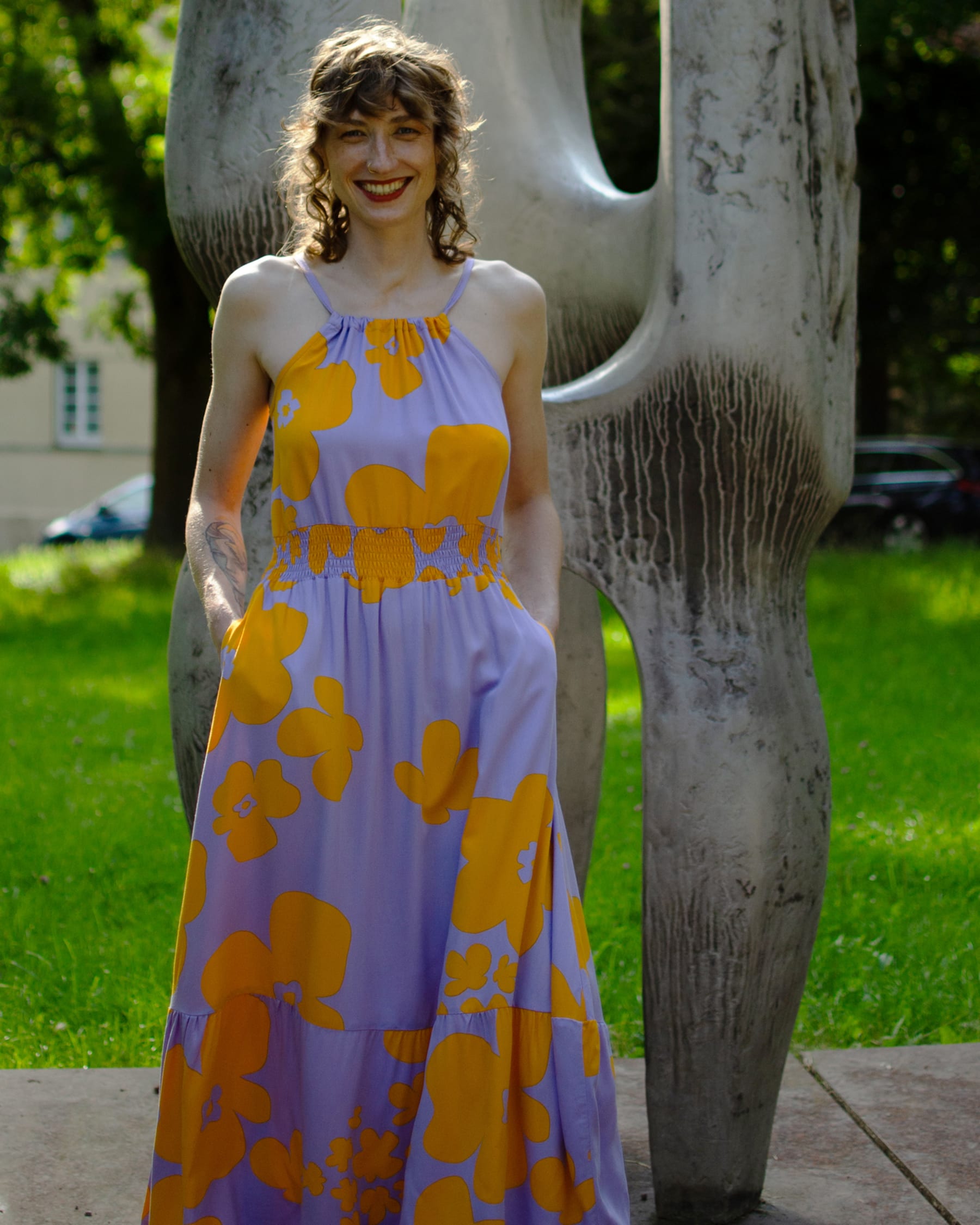 M.Yéyé Santé Maxi Dress, Lilac