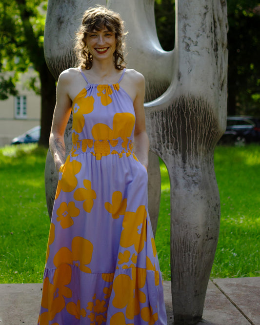 M.Yéyé Santé Maxi Dress, Lilac