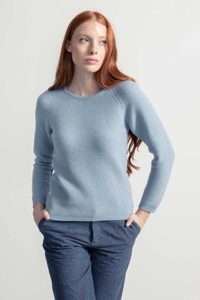 Rifo Pullover Giulietta, Cashmere (rec.), DustyBlue