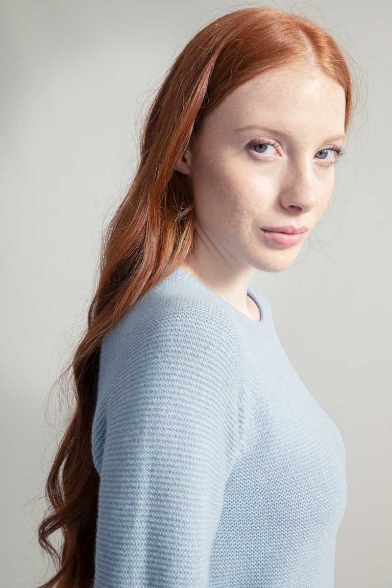 Rifo Pullover Giulietta, Cashmere (rec.), DustyBlue