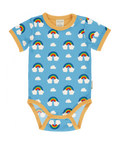 Maxomorra Body kurzarm, Rainbow