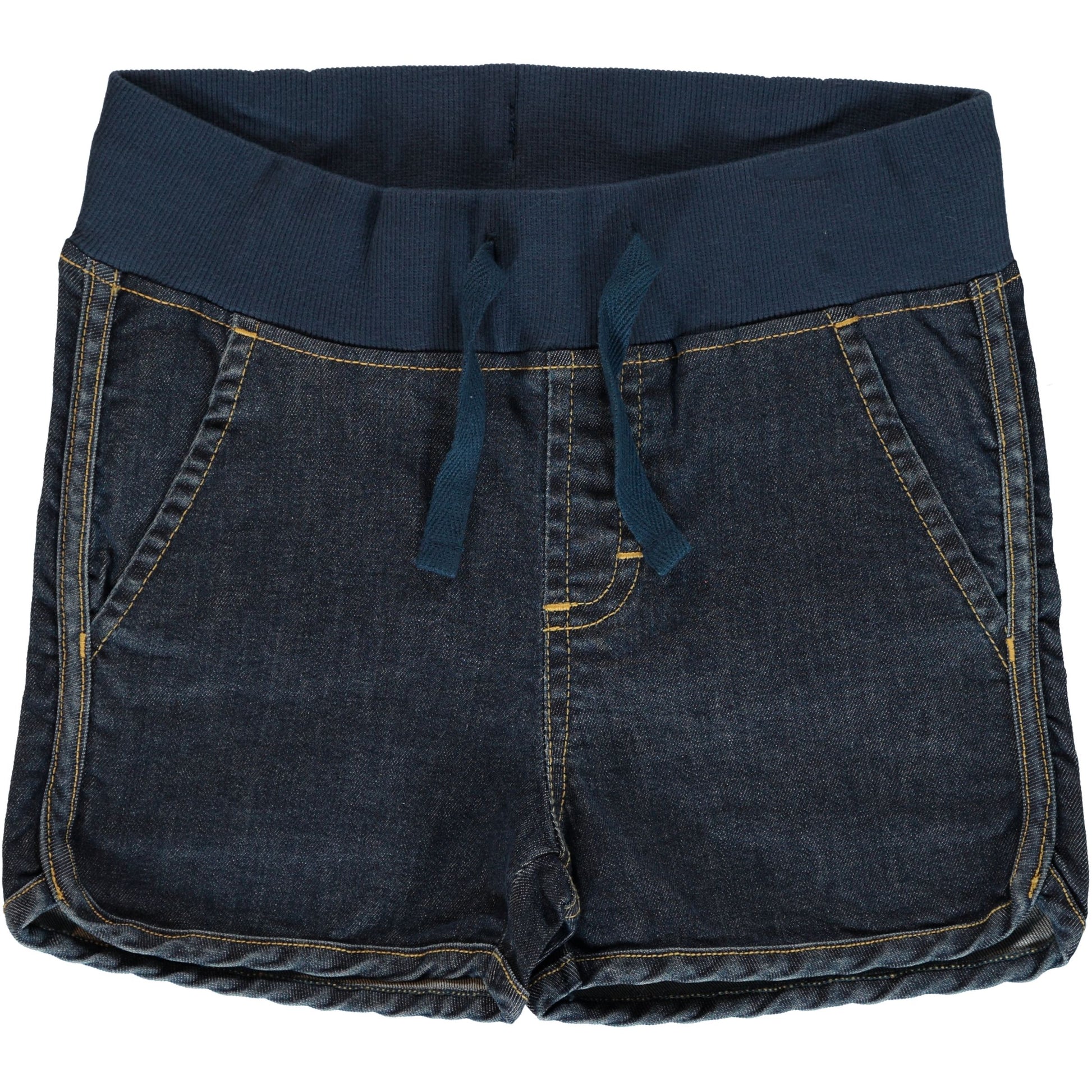 Maxomorra Runner-Shorts Denim Medium Dark Wash