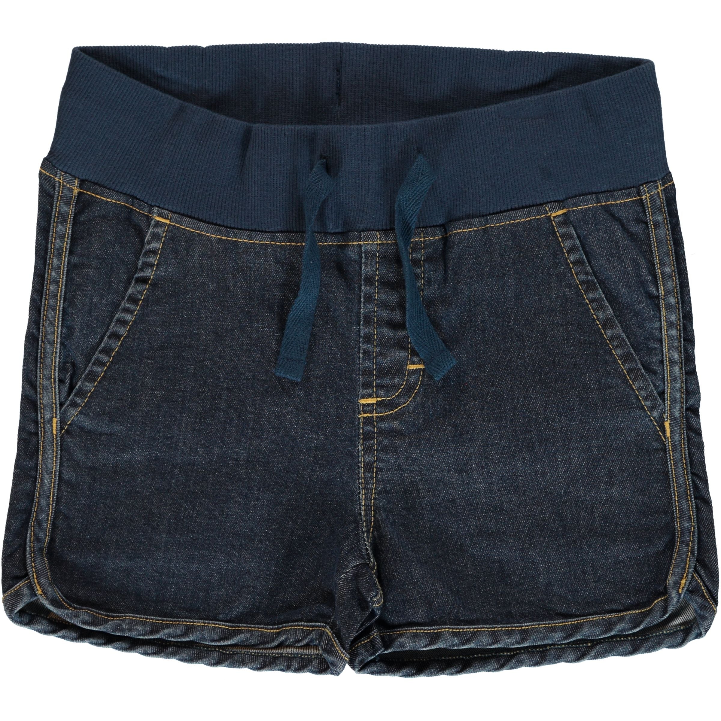 Maxomorra Runner-Shorts Denim Medium Dark Wash