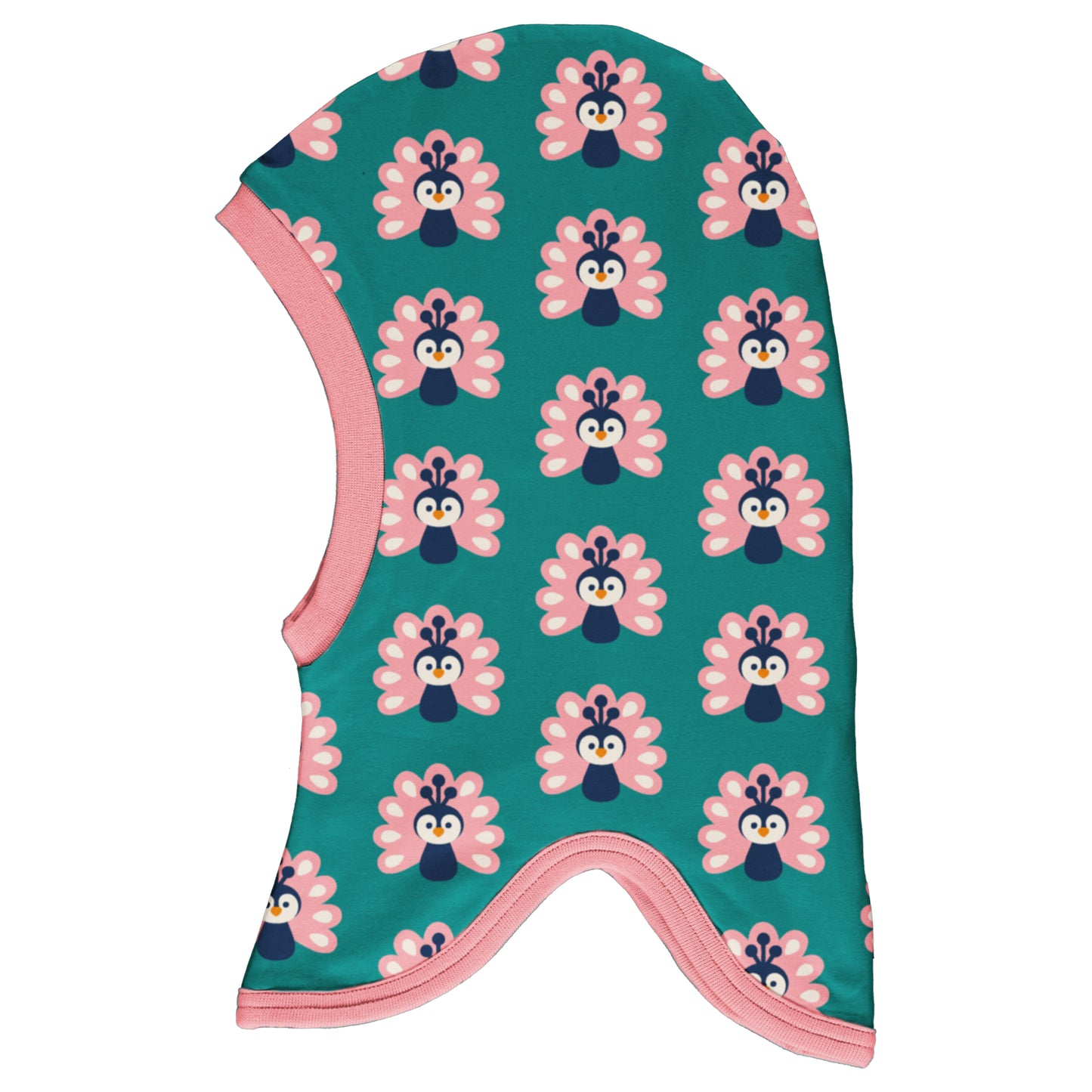 Maxomorra Schlupfmütze Velour, Pfau