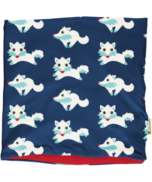 Maxomorra Schlupf-Schal Velour, Arctic Fox