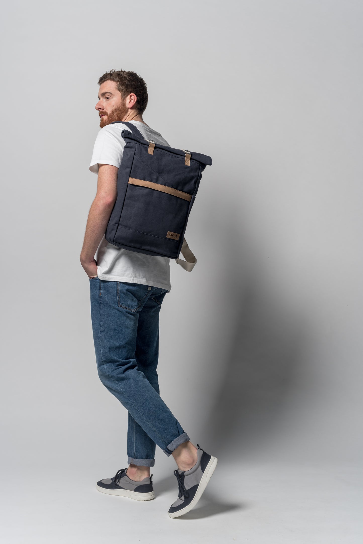 MelaWear Rucksack Ansvar I, dunkelblau