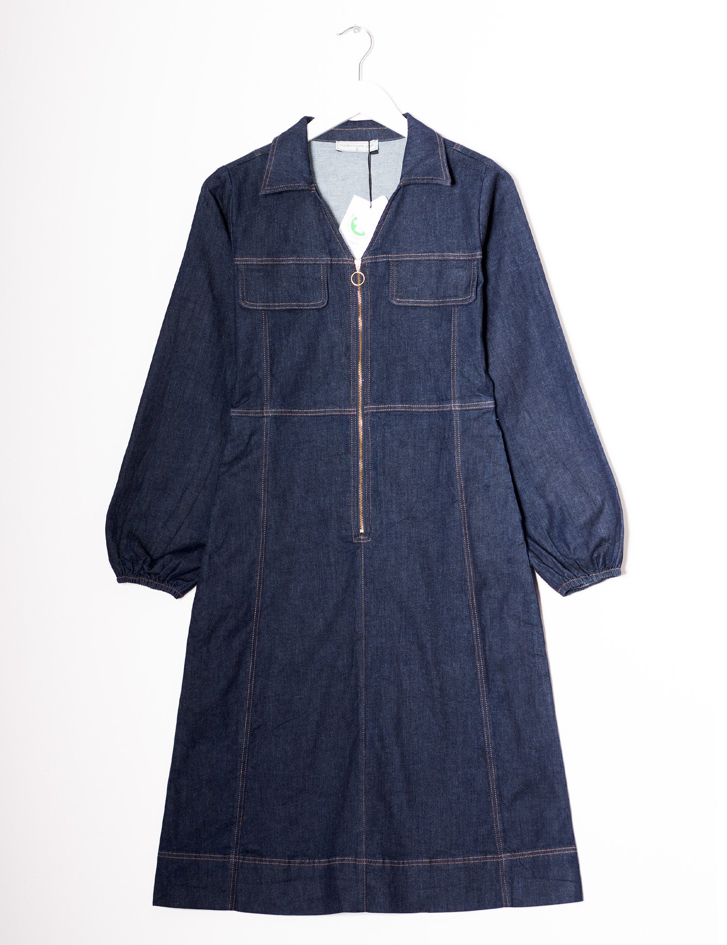 M. Yéyé Metropolitan Drift Dress, Blue