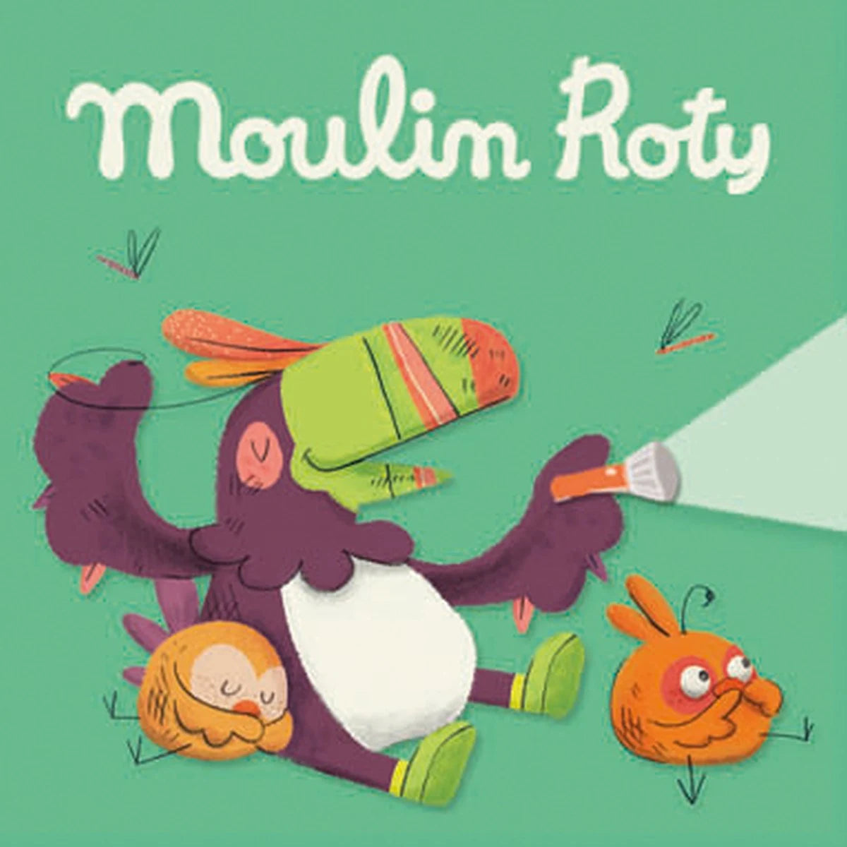 Moulin Roty 3er-Set Disketten f. Projektionsleuchte, Dans la jungle