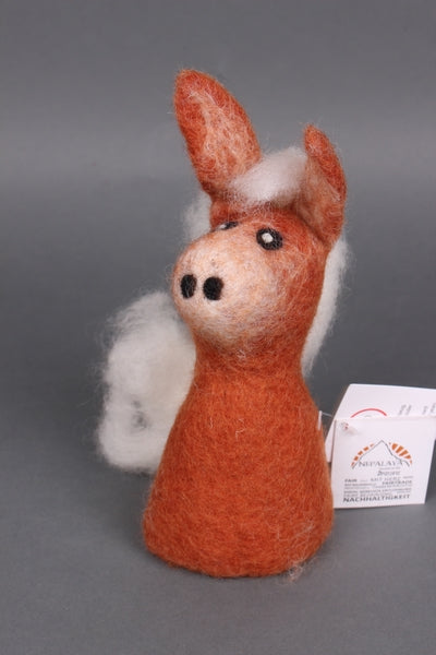 Set Huhn mit drei Küken, Wollfilz