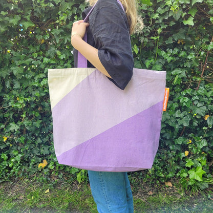 NoMorePlastic Shopper Lila Lilac