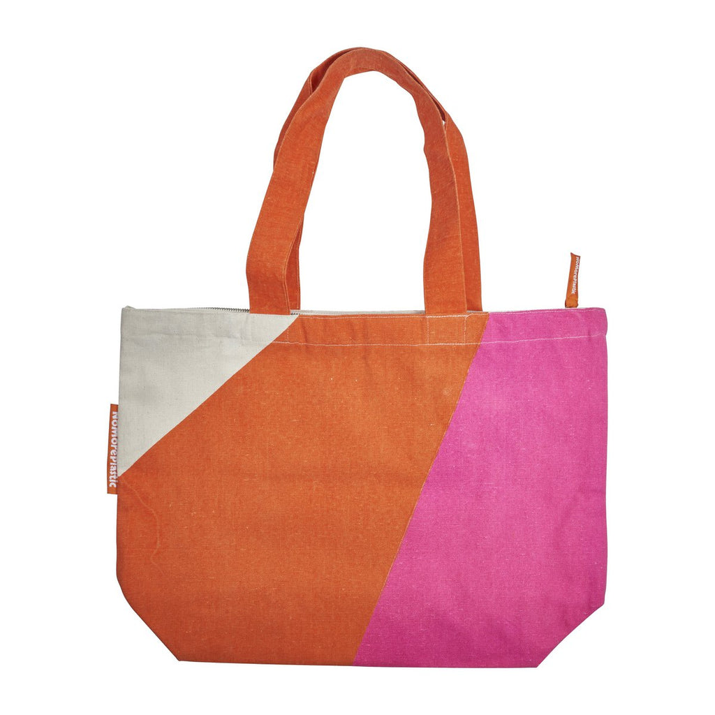NoMorePlastic Shopper Magenta/Orange