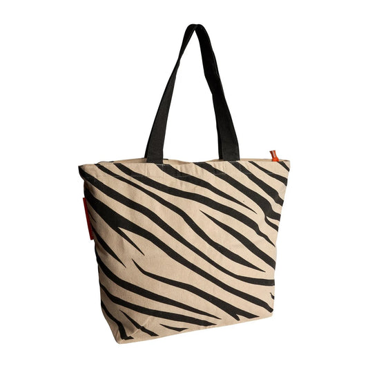 NoMorePlastic Shopper Zebra
