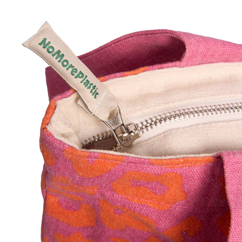 NoMorePlastic Totebag Leo Magenta