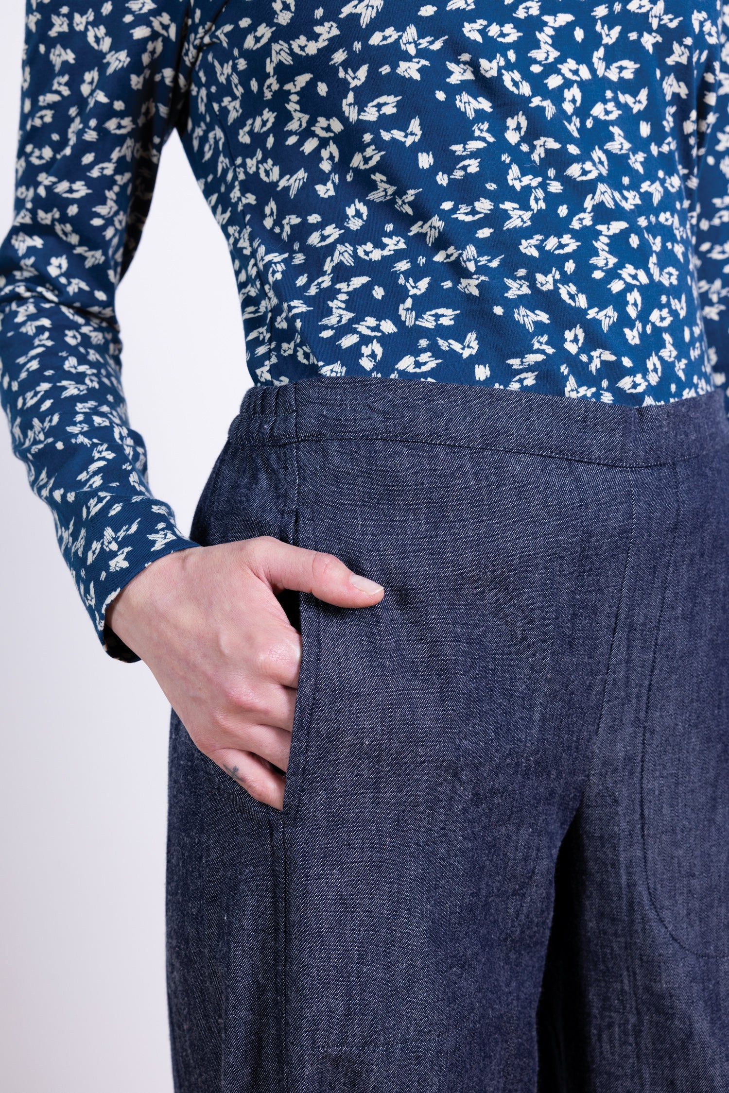 nomads Bubble-Jeans Hem, denim