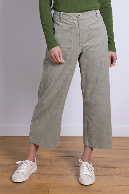 nomads Cordhose cropped, Ecru