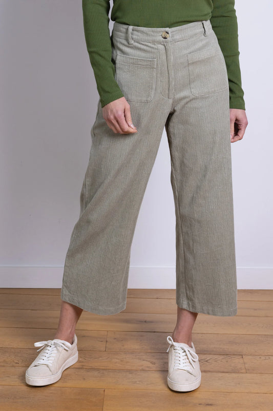 nomads Cordhose cropped, Ecru