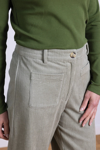 nomads Cordhose cropped, Ecru