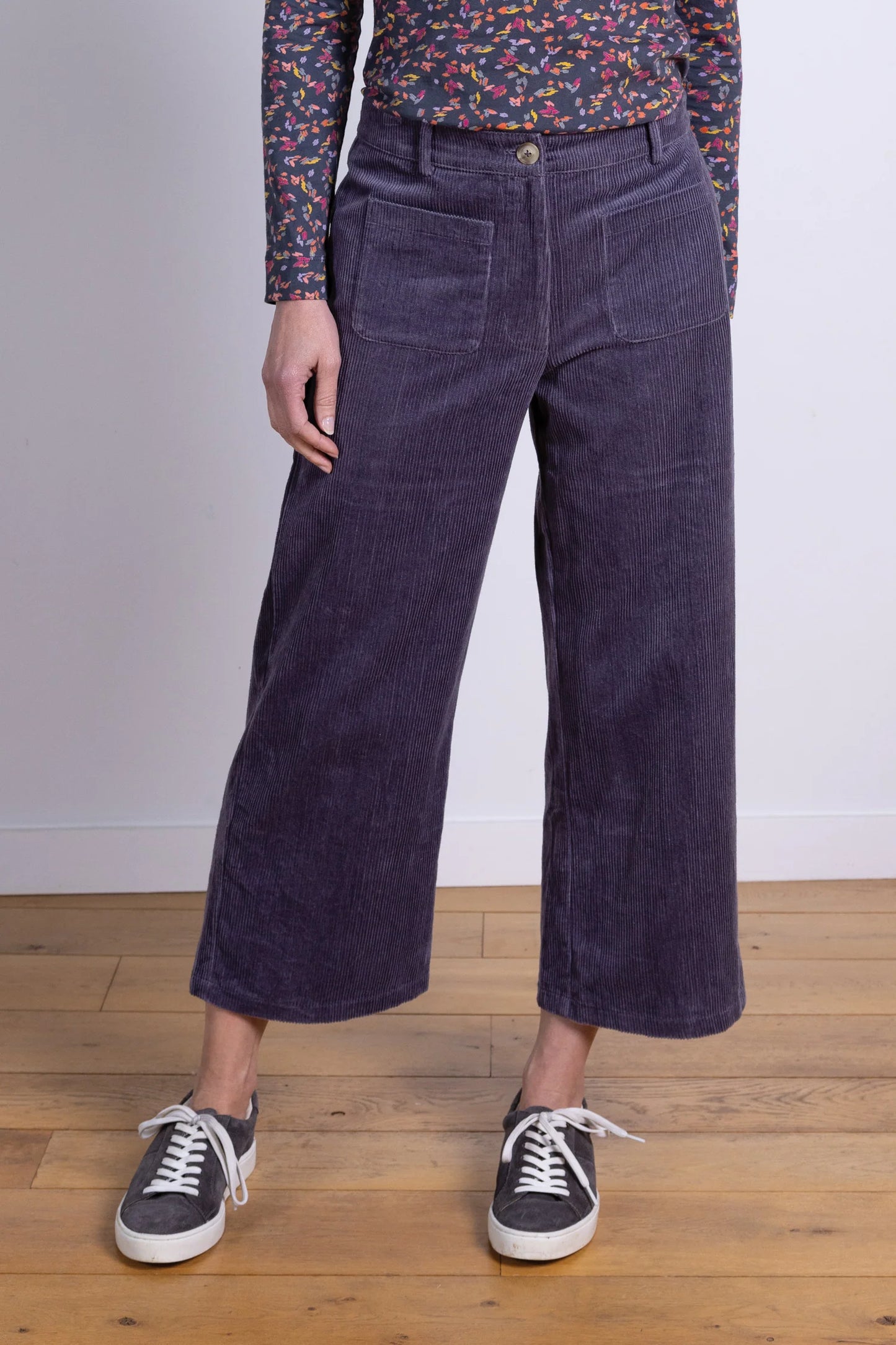 nomads Cordhose cropped, Plum