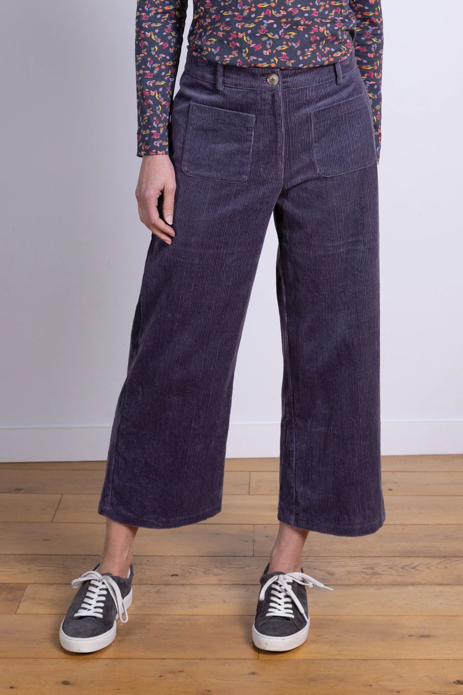 nomads Cordhose cropped, Plum