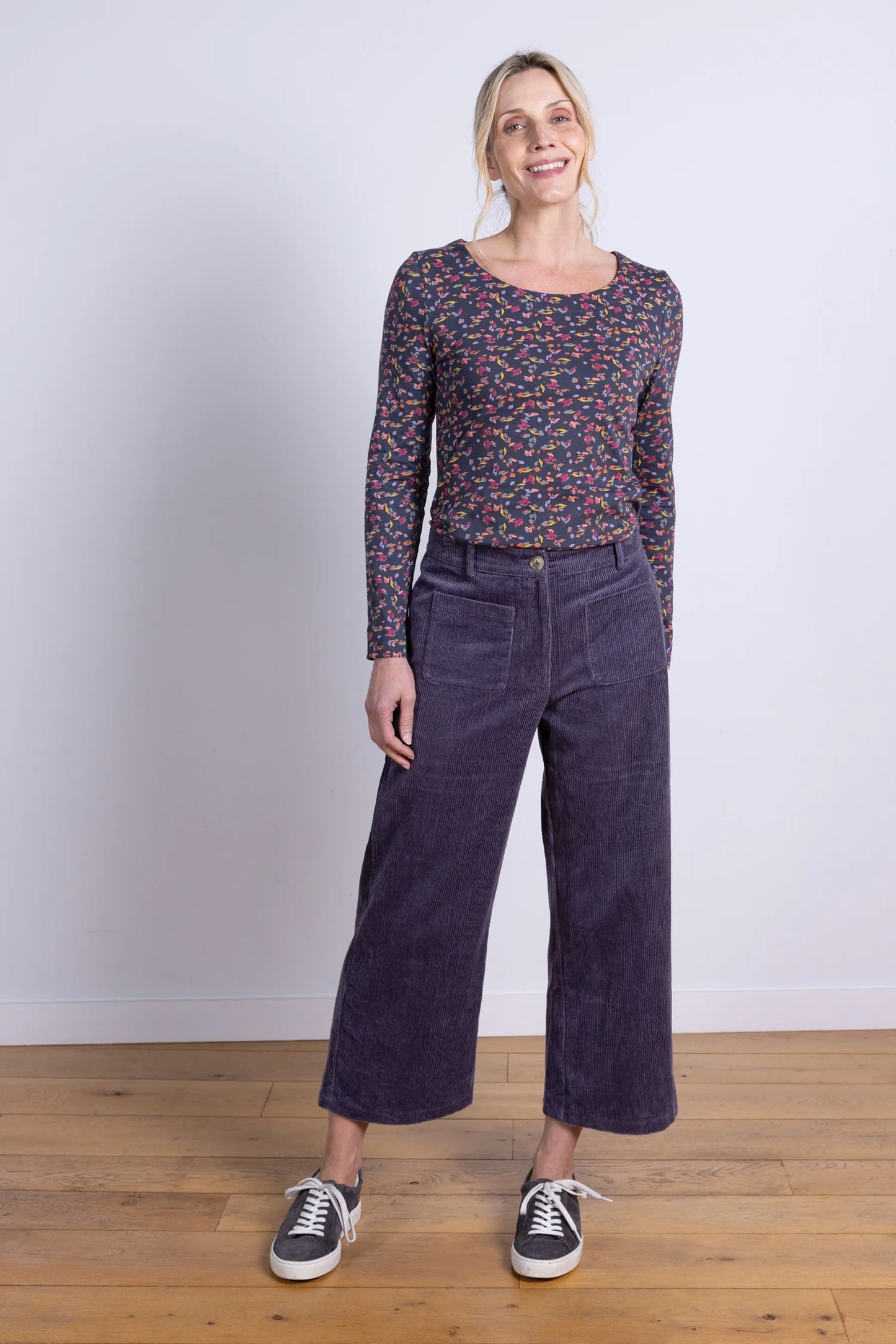 nomads Cordhose cropped, Plum