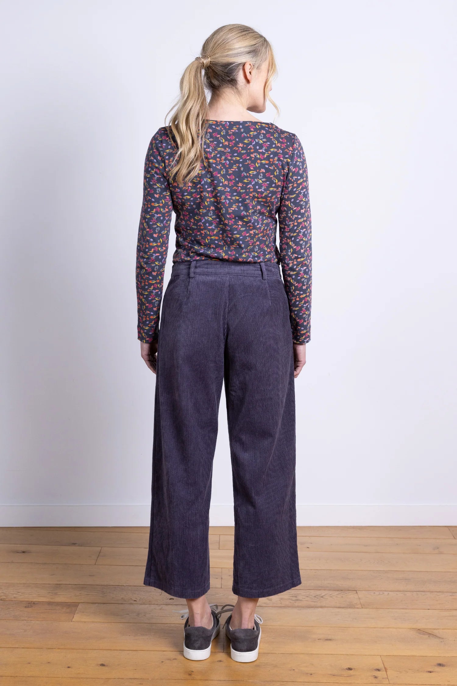 nomads Cordhose cropped, Plum