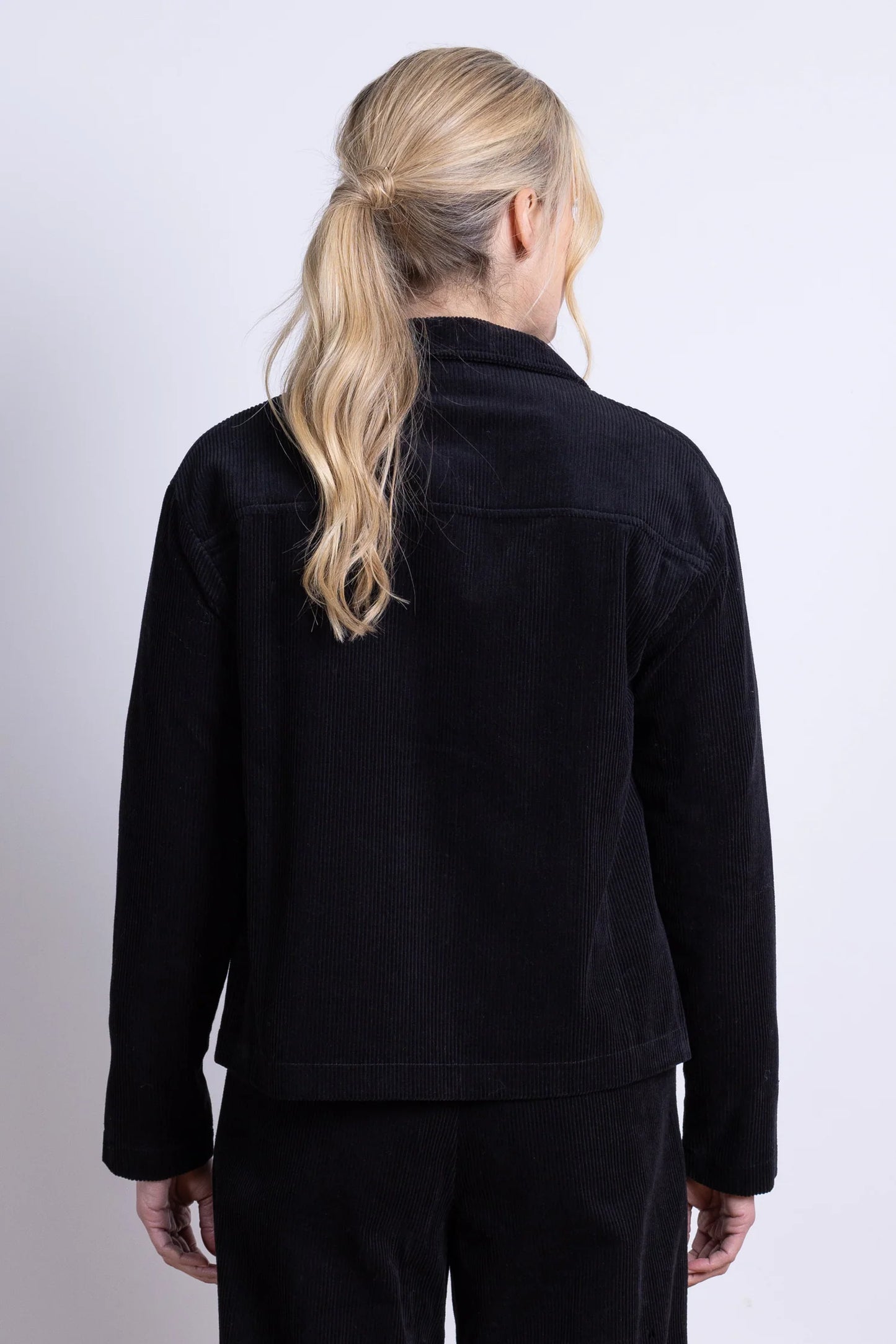 nomads Cord-Jacket, Schwarz