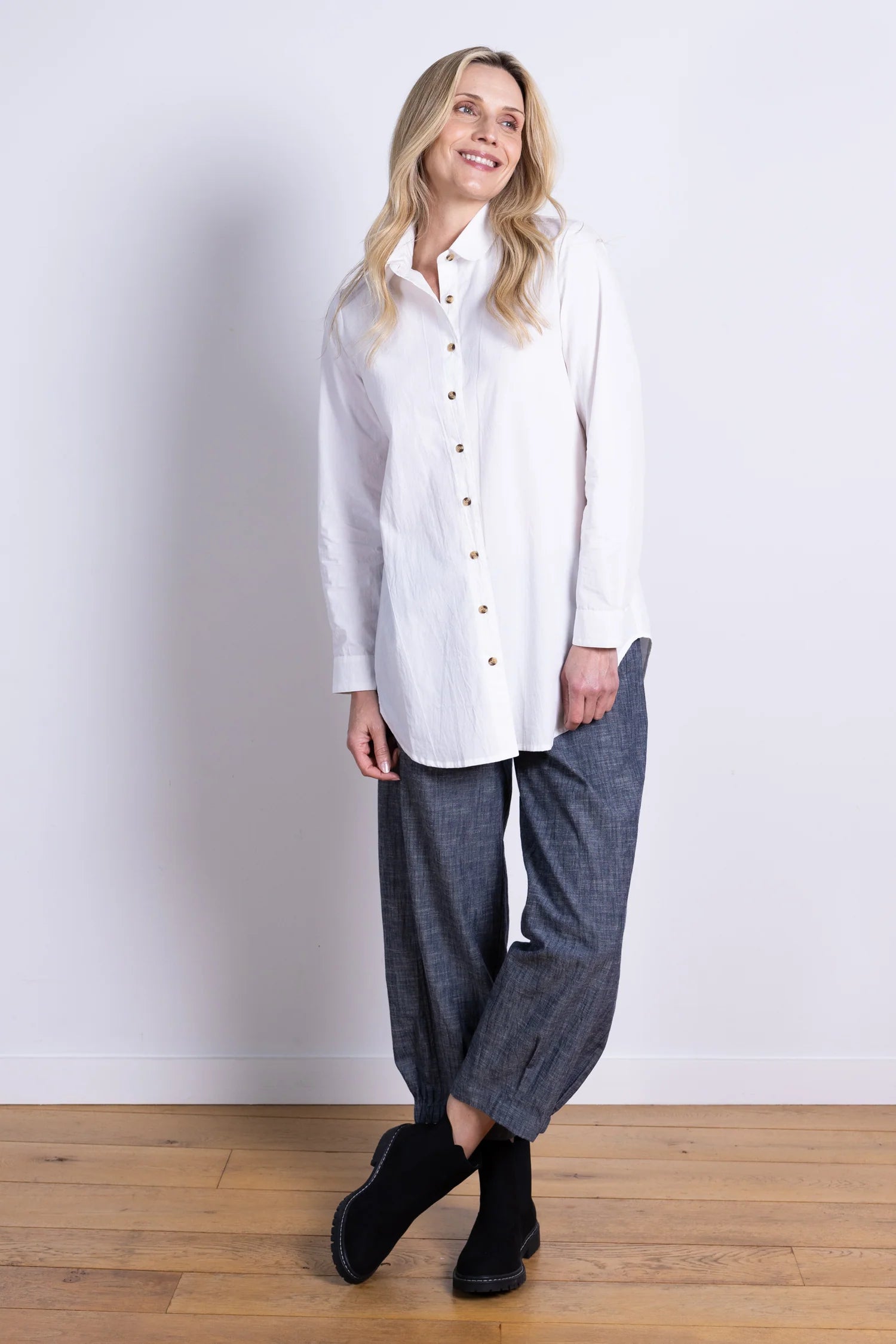 nomads Long-Bluse, Weiß