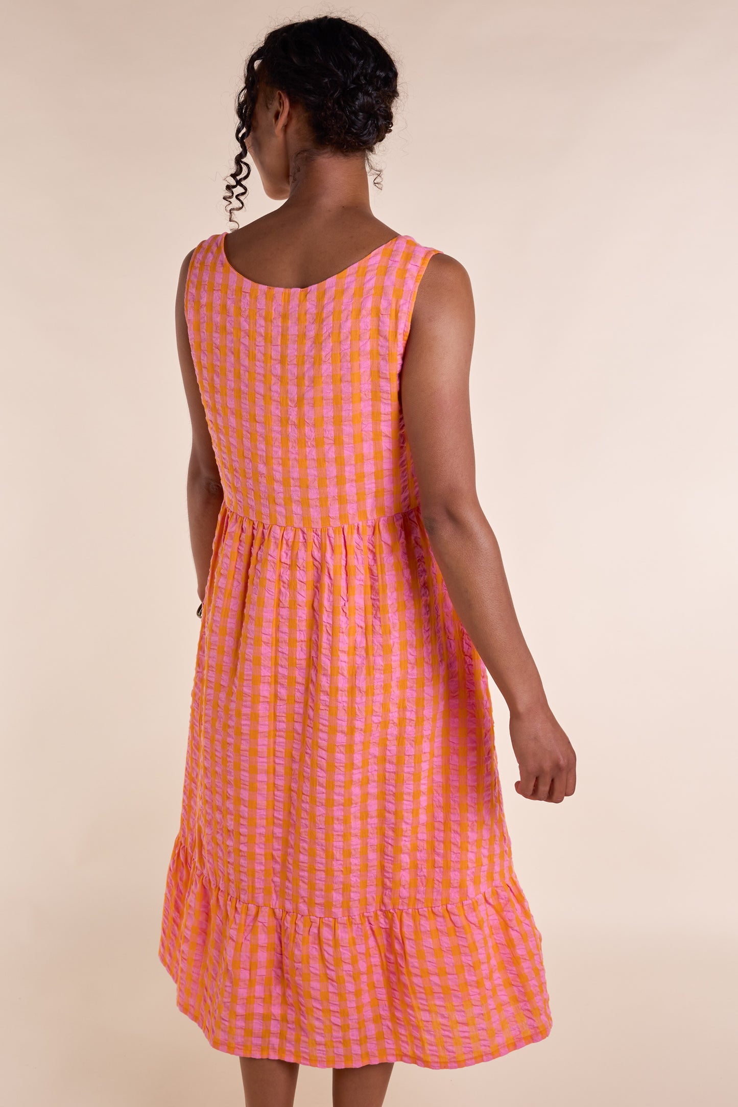 nomads Midi-Kleid, Tangerine