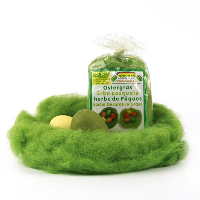 ökoNORM Ostergras nawaro, pflanzengefärbte Wolle