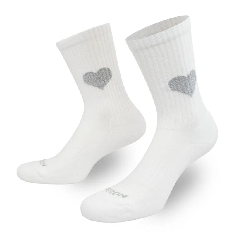 PATRON Socks Glitzerliebe, Herz silber