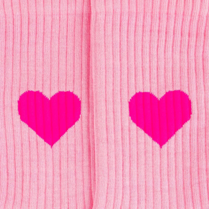 PATRON Socks Neonliebe, Herz pink