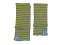 Pickapooh Arm-/Beinstulpen Wolle/Seide, Senf/Grau
