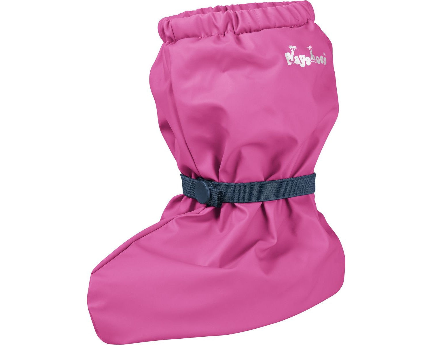 Playshoes Regenfüßlinge/Regenüberzieher mit Fleecefutter, Neon-Pink