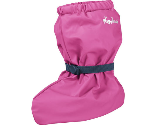 Playshoes Regenfüßlinge/Regenüberzieher mit Fleecefutter, Neon-Pink