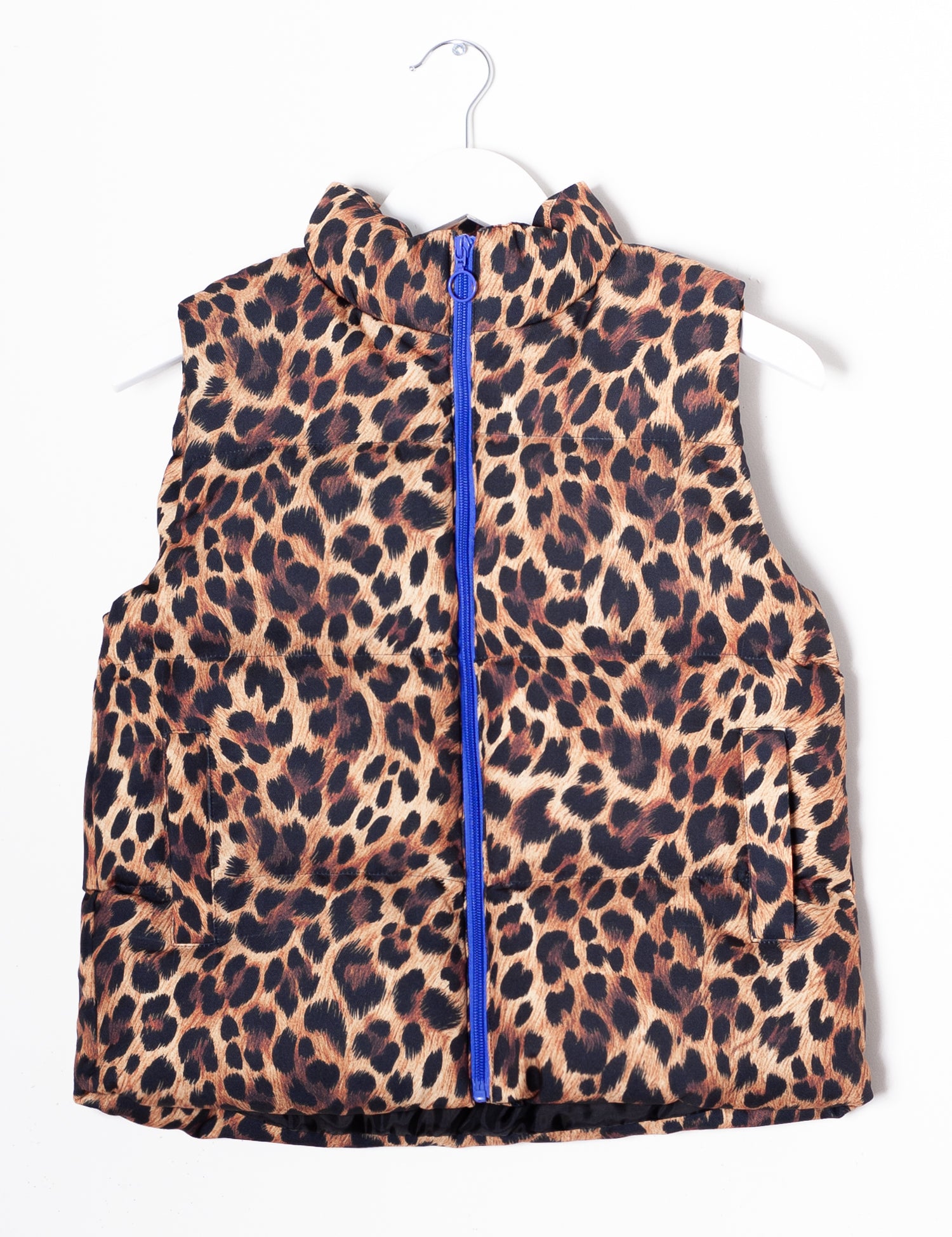 M.Yéyé Puffer Mosaic Vest, Brown