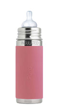 Pura kiki Edelstahl Isolierflasche mit Sauger 250 ml, rose