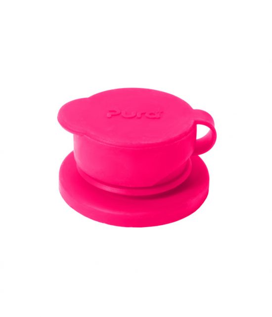 Pura Edelstahl Sportflasche 800 ml, pink swirl