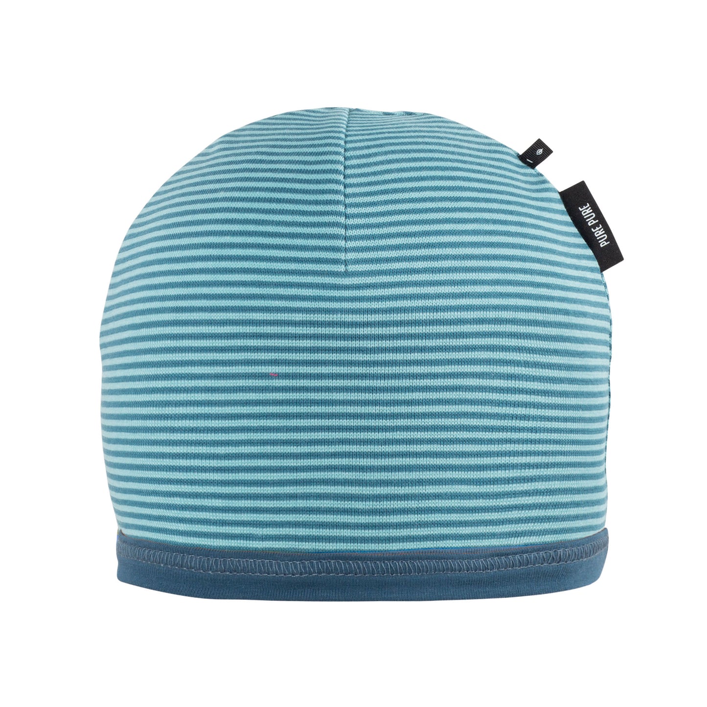 PurePure Jersey-Beanie Ringel, Nautic/Sky