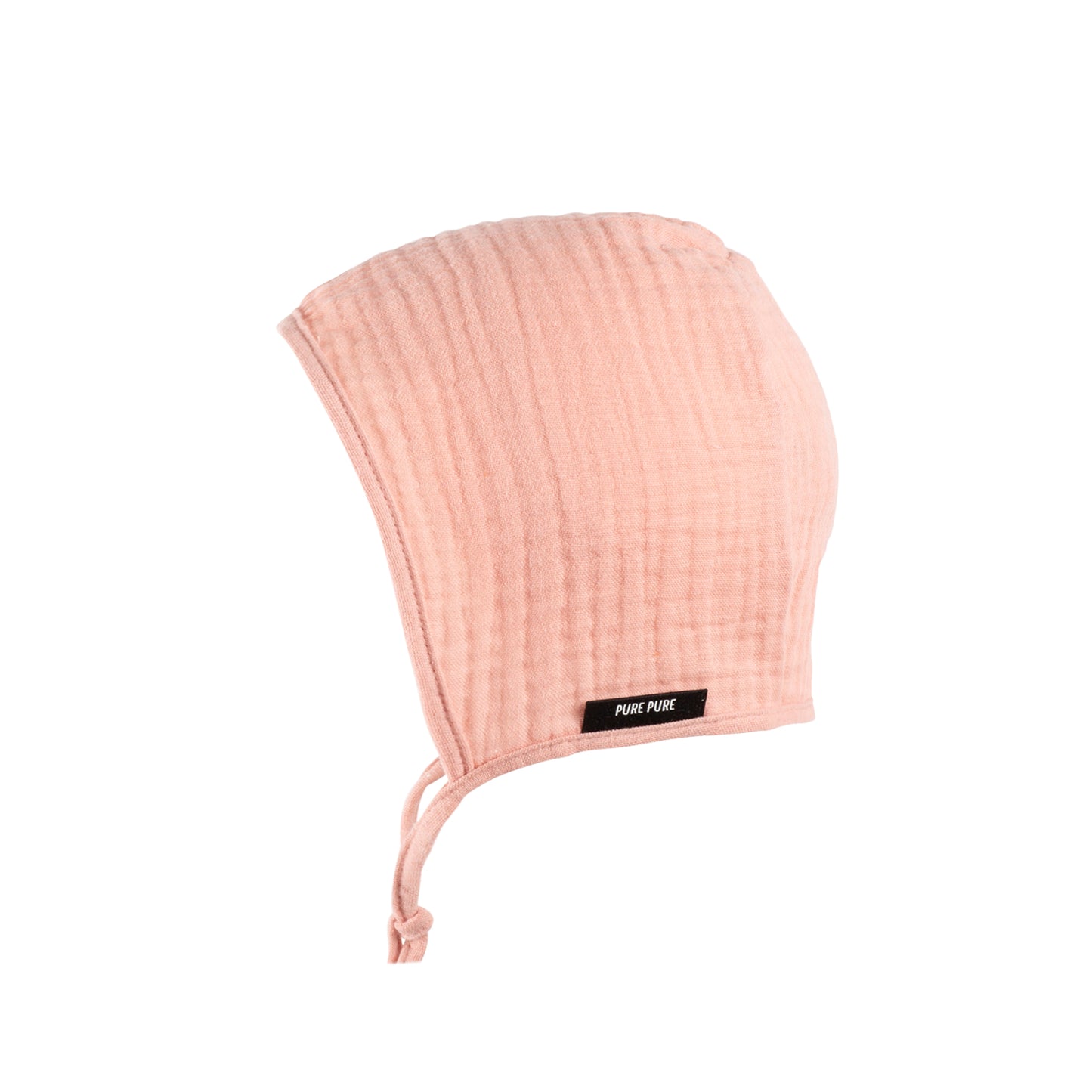 PurePure Baby-Häubchen Musselin, Coral Peach