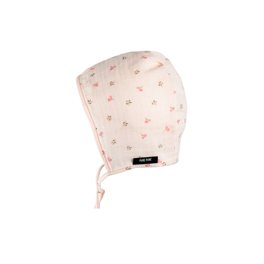 PurePure Baby-Häubchen Musselin, Peach Blush