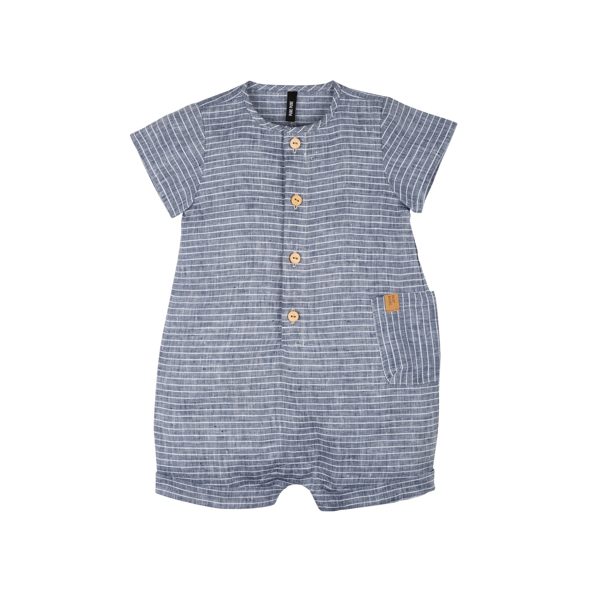 Pure Pure Baby-Jumper Leinen, marine