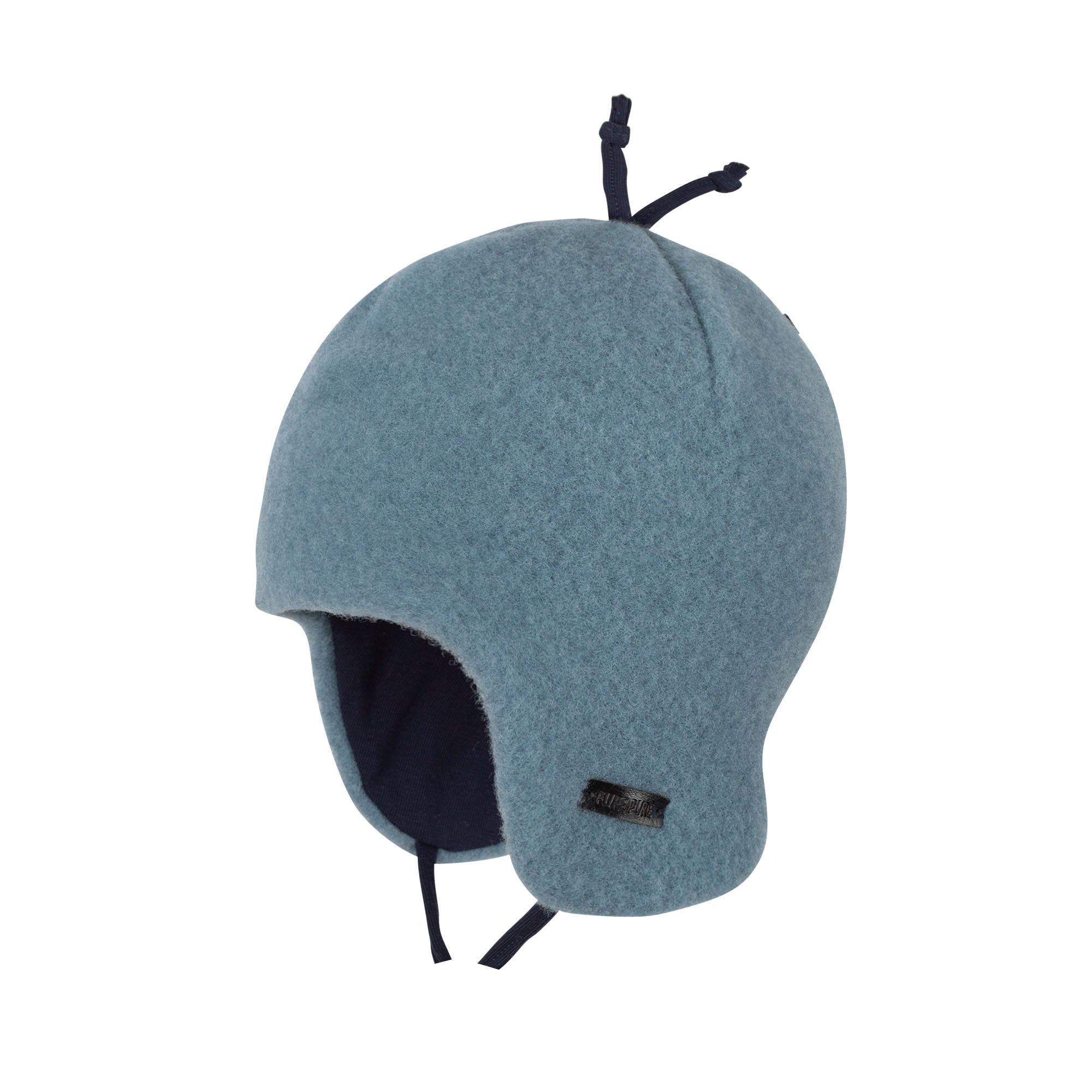 PurePure Babymütze Wollfleece, Storm Blue