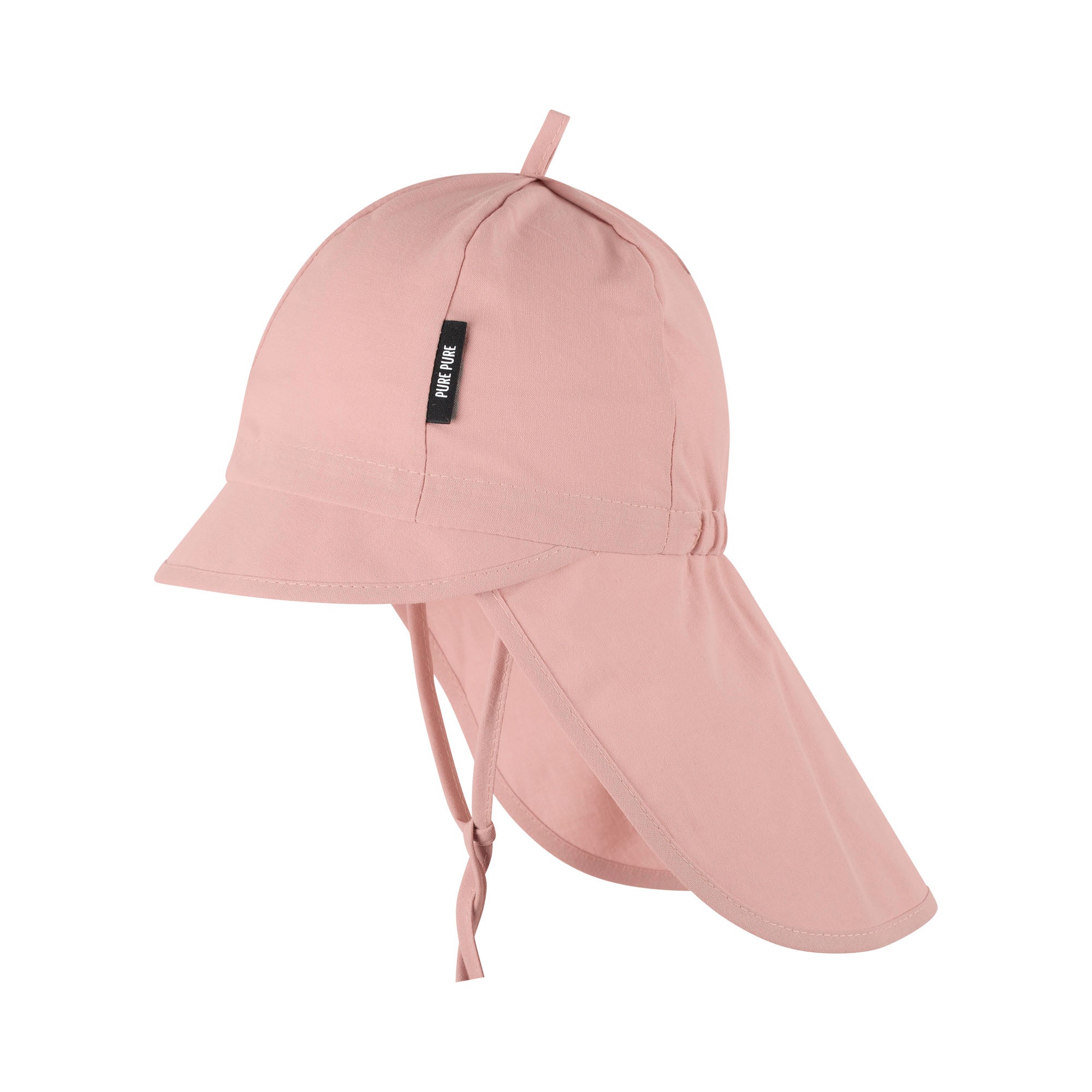 PurePure Baby-Sonnenhut mit Nackenschutz und UV-Schutz, Nude