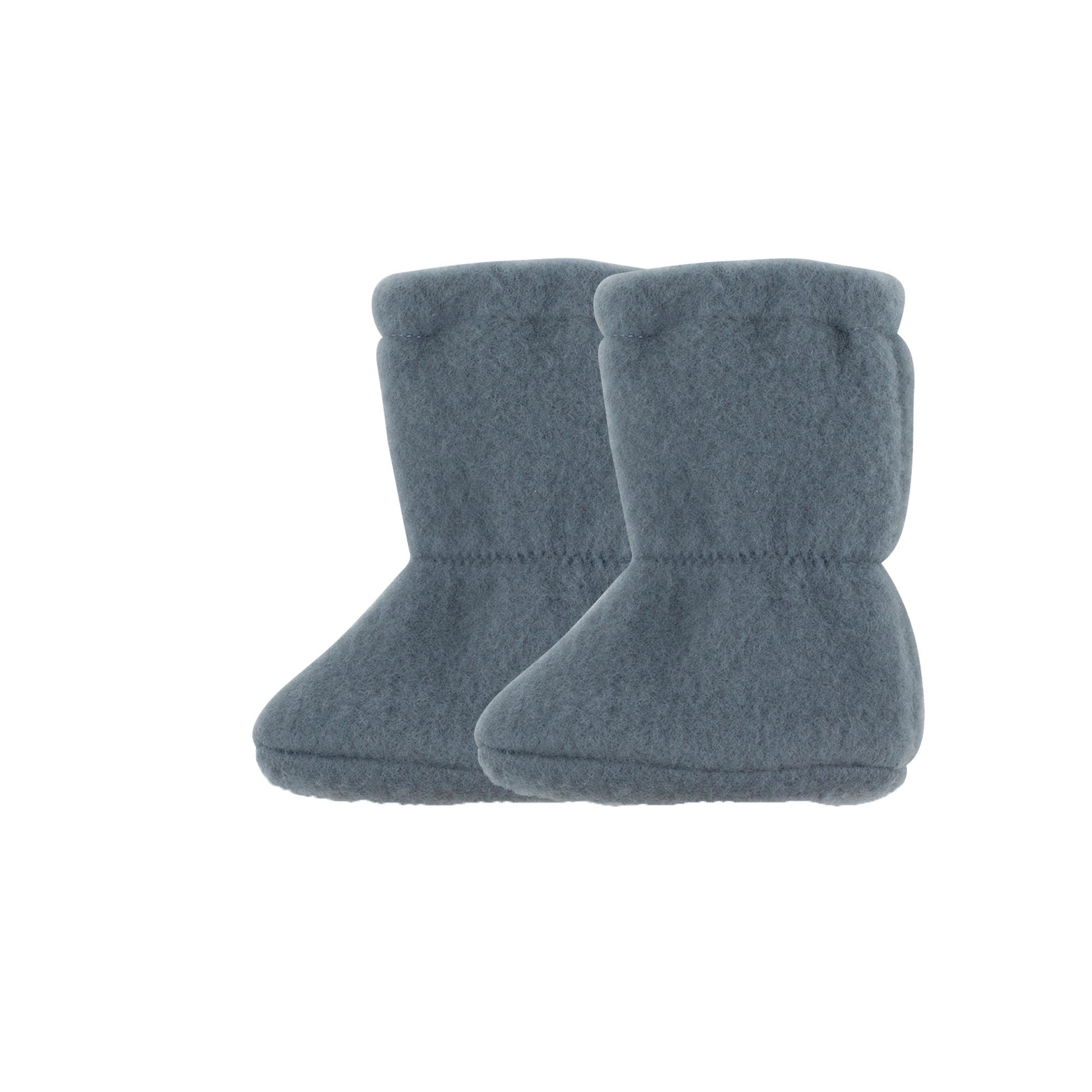 PurePure Baby-Stiefelchen Wollfleece, Stormy Blue